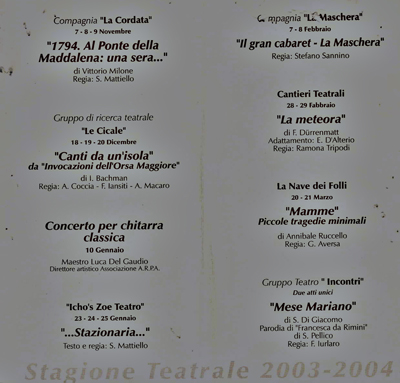 stagione teatrale 2003-2004